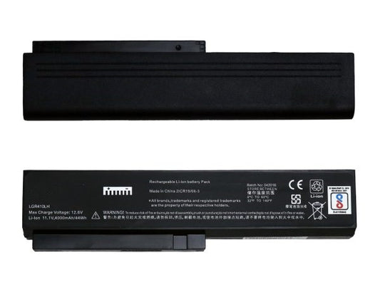 Lappy Power Laptop Battery For LG R410 SQU 804 / SQU 805, 11.1V 6 Cells 4400mAh Compatible