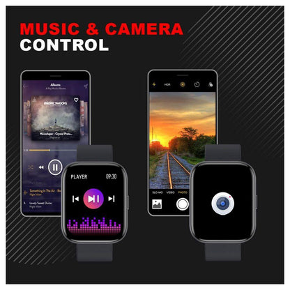 Fire-Boltt Mercury Smart Watch , 45mm (1.7Ã¢â‚¬Â³) HD display, SpO2 monitor, HR Monitor, Sleep Tracker, Body IP67 Water Resistant (Black)