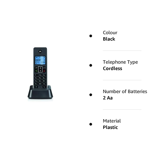 Motorola Cordless Telephone IT. 5.1XI (Black)
