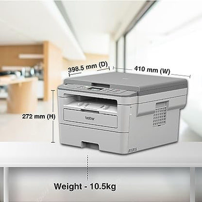 Brother DCP-B7500D Multi-Function Monochrome Laser Printer with Auto Duplex Printing (Toner Box Technology)