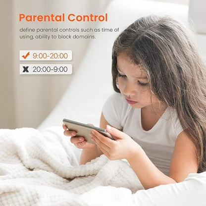 Tenda N301 RJ45 Wireless-N300 Mbps Single_Band Easy Setup Router (White, Not a Modem)