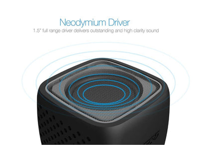 F&D W4 Wireless Portable Bluetooth Speaker Ã¢â‚¬â€œ 5H Playtime, TF Card, LED Indicator, Micro USB Charging Portable Speaker for Home, Outdoors & Travel (Black)
