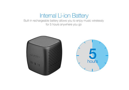 F&D W4 Wireless Portable Bluetooth Speaker Ã¢â‚¬â€œ 5H Playtime, TF Card, LED Indicator, Micro USB Charging Portable Speaker for Home, Outdoors & Travel (Black)