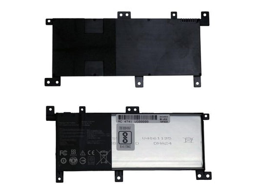 Lappy Power Laptop Battery For ASUS X556 C21N1509 / R558, 7.6V 2 Cells 38Wh Compatible