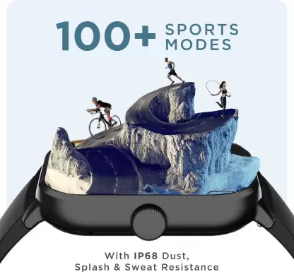 boAt Wave Infinity with 1.85" HD Screen, Functional Crown and Bluetooth Calling Smartwatch (Black)