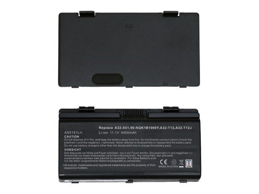 Lappy Power Laptop Battery For ASUS X51 Series / A32 T12 , 11.1V 4 Cells 4400mAh Compatible