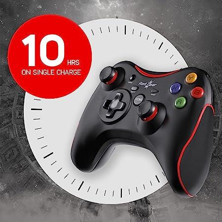 Redgear Pro Wireless Gamepad with 2.4GHz Wireless Technology,Integrated Dual Intensity Motor, Illuminated Keys for PC-Compatible