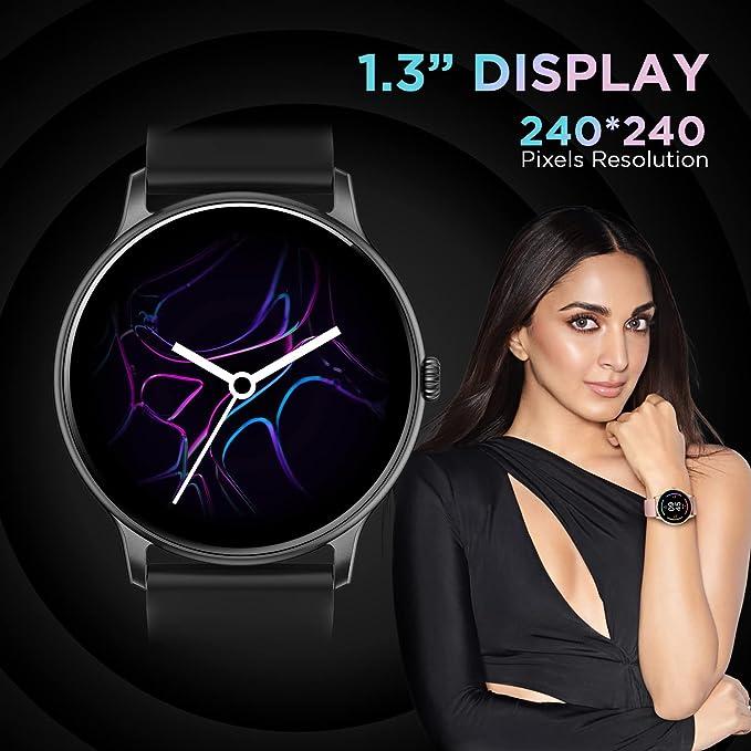 Fire-Boltt Phoenix Smart Watch with Bluetooth Calling + Sports Modes, 240 * 240 PX High Resolution with SpO2, Heart Rate Monitoring (Black)