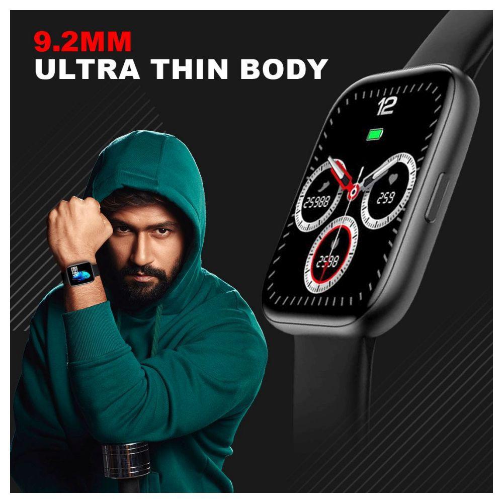 Fire-Boltt Mercury Smart Watch , 45mm (1.7Ã¢â‚¬Â³) HD display, SpO2 monitor, HR Monitor, Sleep Tracker, Body IP67 Water Resistant (Black)