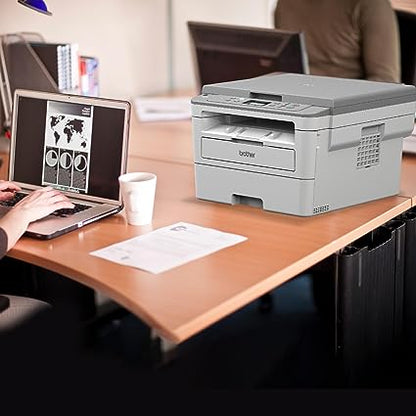 Brother DCP-B7500D Multi-Function Monochrome Laser Printer with Auto Duplex Printing (Toner Box Technology)