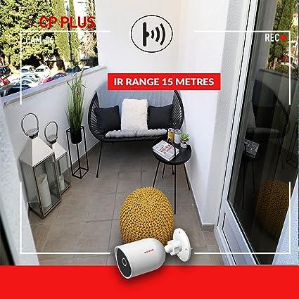 CP PLUS CP-V41A 4MP Wireless Security Wi-Fi Camera (White)