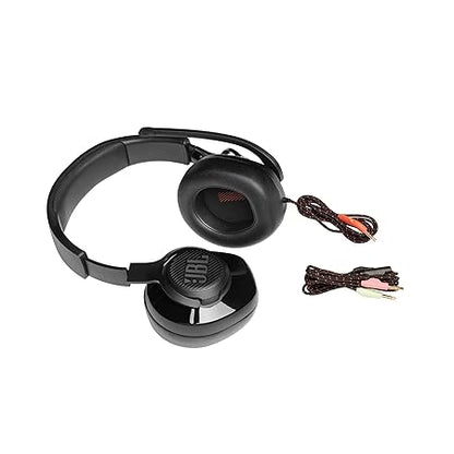 JBL Quantum 200 Wired Over-Ear Gaming Headphones (Black)