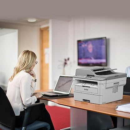 Brother DCP-B7535DW Multi-Function Monochrome Laser Printer with Auto Duplex Printing & Wi-Fi (Toner Box Technology)