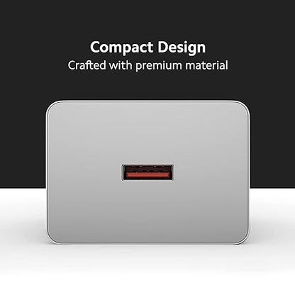 Champion 35W Fast Charger | Wall Adapter For Smart Phones (White)