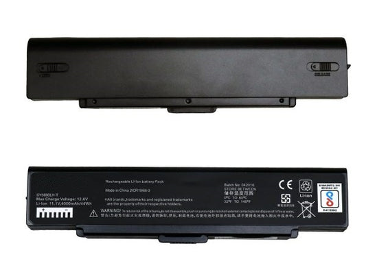 Lappy Power Laptop Battery For Sony BPS9 VGP-BPS9, VGP-BPS9A/B, VGP-BPS10 Laptops , 11.1V 6 Cells 5200mAh Compatible