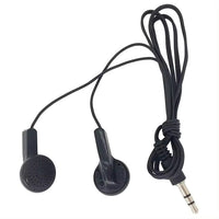 Wired Earphone 3.5mm without Mic (Black)