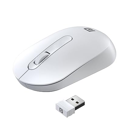 Portronics Toad 13 Wireless Mouse, 2.4 Ghz Connectivity with USB Nano Dongle, 1200 DPI Optical Tracking Compatible with Laptop, Mac, PC