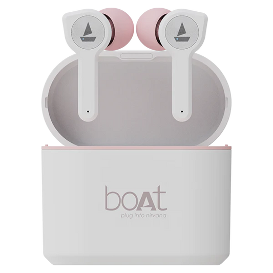 boAt Airdopes 402 Wireless Earbuds with Powerful 10mm Drivers, ENx Technology, ASAP Charge, 30Hours of Playback Time