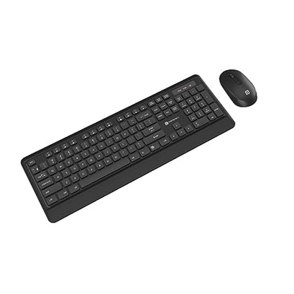 Portronics Key5 Combo Wireless Keyboard and Mouse Set, with 2.4 GHz USB Receiver, 1200 DPI Optical Tracking for PC, Laptop & USB Supported Devices