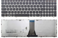 Laptop Keyboard for Lenovo Z50, Z50-70, Z51, Z51-70, Z70, Z70-80 With Silver Frame
