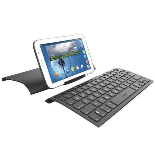 ZAGG keys Universal Wireless Bluetooth Keyboard with Stand Compatible with iOS, Android & Windows Tablets and Smartphones Ideal for Samsung, Apple, Lenovo, Huawei, OnePlus