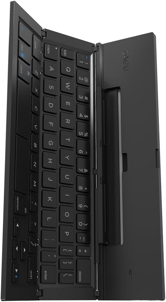 Zagg Pocket Wireless Handheld Tablet Keyboard Compatible with Desktop, Laptop, Mac