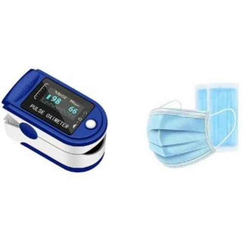 Pulse Oximeter Fingertip, Blood Oxygen Saturation Monitor (Blue)