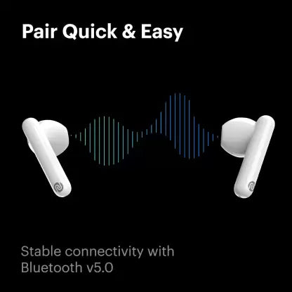 Noise Air Buds Truly Wireless Bluetooth Earbuds (Icy White) Without Box