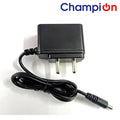 Champion Power Adapter Pin Size (5.5mm*2.5mm) For Electronic Instruments (Black)