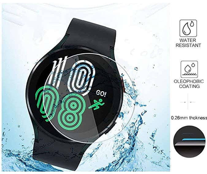 Champion Edge to Edge Screen Protector for Samsung Galaxy Watch 4 44MM / Samsung Galaxy Watch 5 44MM / Realme Watch S