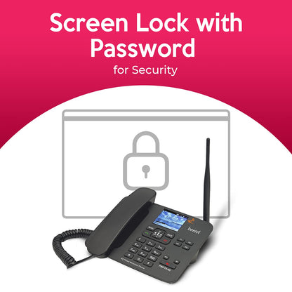 Beetel F5 4G is Color LCD Screen,Supports 4G Volte, 4G, 3G, 2G Bluetooth (Black)