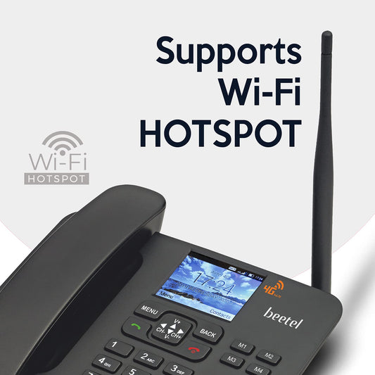 Beetel F5 4G is Color LCD Screen,Supports 4G Volte, 4G, 3G, 2G Bluetooth (Black)