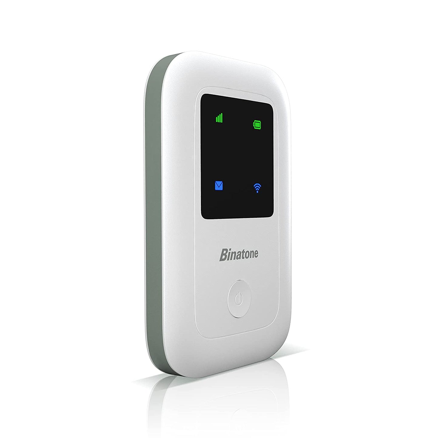Binatone 4G MiFi Device BMF423-3G/4G LTE Advanced 150 mbps Mobile Wi-Fi Hotspot Device, Single_Band (White)