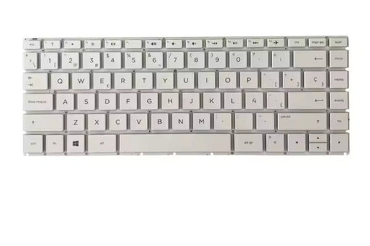 Laptop Keyboard For HP Pavilion 14-BA Series,14-BS Series, 14T-BA Series Laptops White