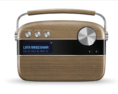 Saregama Carvaan Hindi - Portable Music Player with 5000 Preloaded Songs, FM/BT/AUX-Renewed
