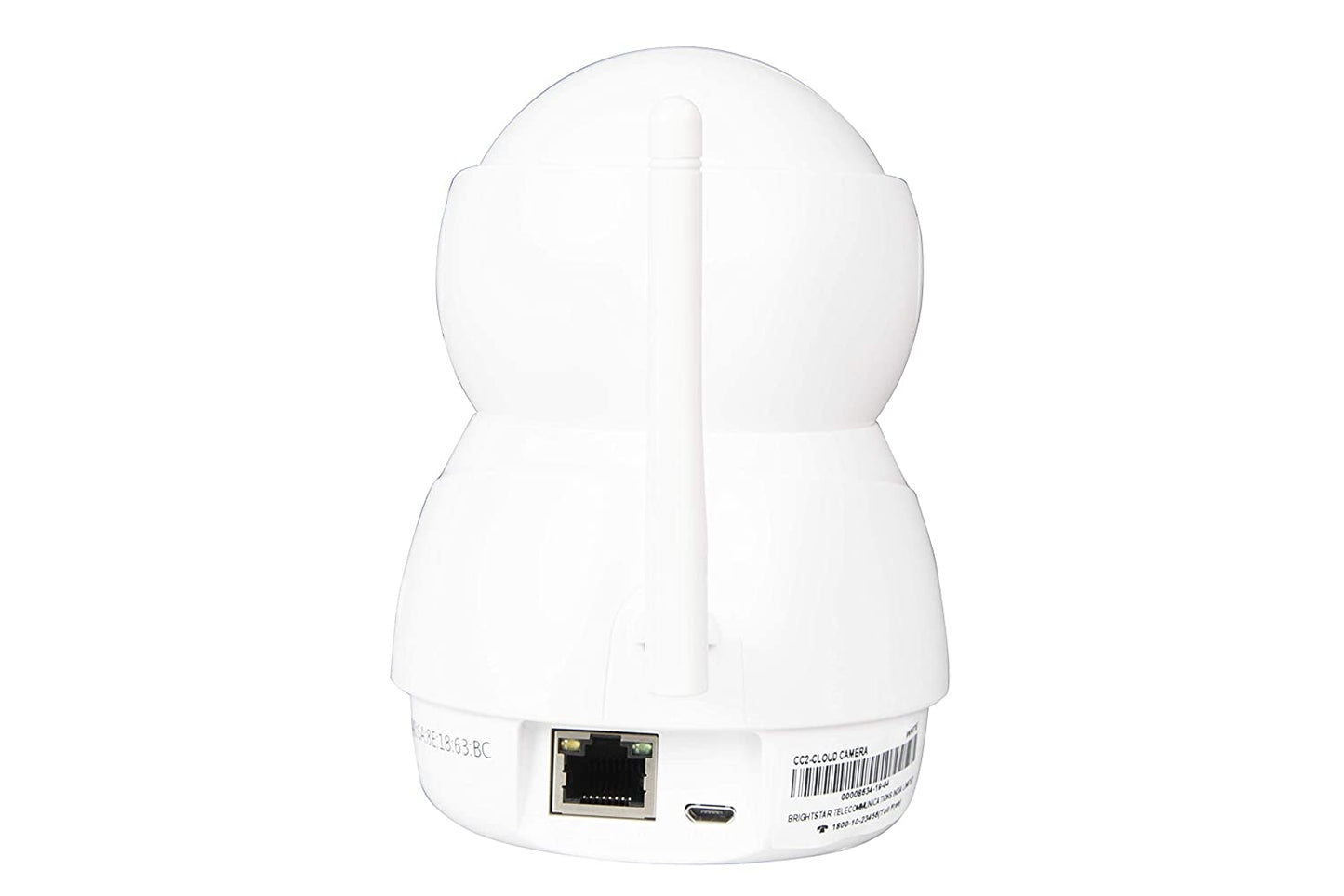 Beetel CC2 1080p Full HD WiFi Smart Security Camera 360 Viewing Area Night Vision Two-Way Audio Cloud Storage