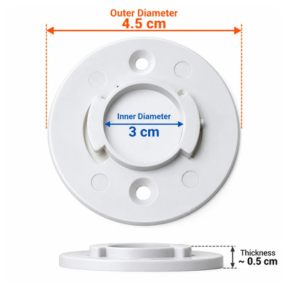 CP Plus Camera Stand , Camera Wall Mount Stand, Replacement Base for Cameras, Easy Installation, Durable Mounting Base for Home & Office