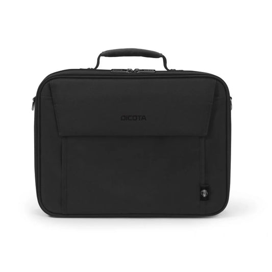Dicota Eco Multi BASE Laptop Bag 14 - (39.62Cm) 15.6 Inches ,Versatile and Eco-Friendly Protection for Laptops (Black)