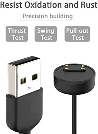 Mi Replacement Magnetic USB Charger Original for Mi Smart Band 5 / Mi Smart Band 6 (Black)