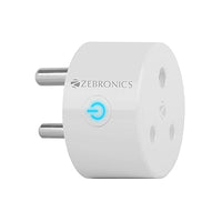 Zebronics ZEB-SP116, smart Wi-Fi plug compatible with google assistant & alexa, supports upto 16A and comes with a dedicated APP (White)