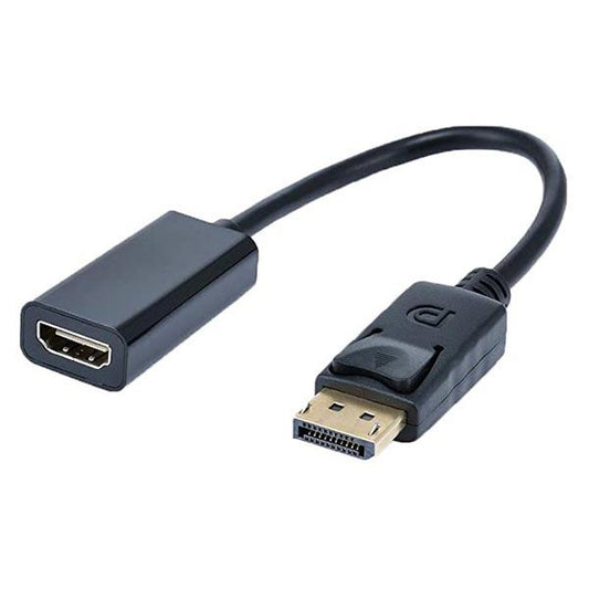 DisplayPort (DP) To HDMI Female Adapter 1080 @ 60Hz Converter for PC/Laptop/Projector/HDTV (Black/White)