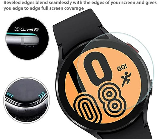 Champion Edge to Edge Screen Protector for Samsung Galaxy Watch 4 44MM / Samsung Galaxy Watch 5 44MM / Realme Watch S
