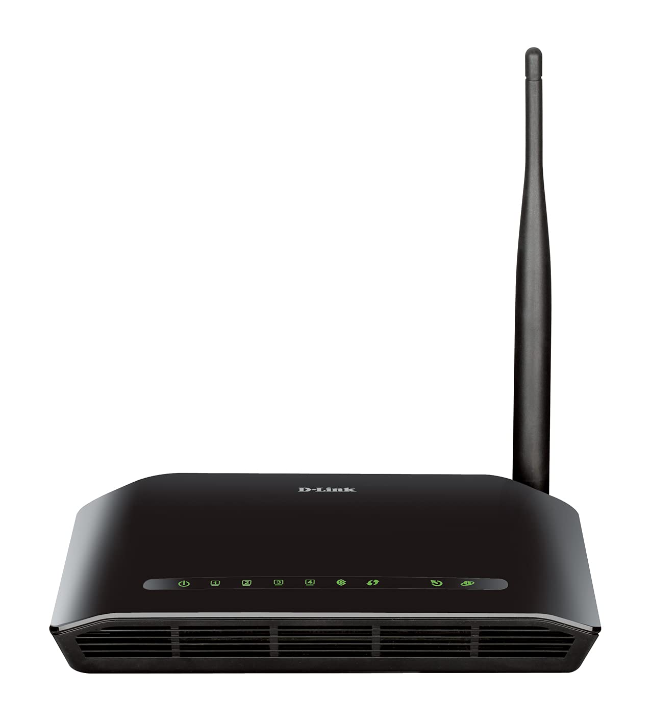 D-Link DSL-2730U Wireless-N 150 ADSL2+ 4-Port Router (Black)