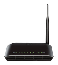 D-Link DSL-2730U Wireless-N 150 ADSL2+ 4-Port Router (Black)