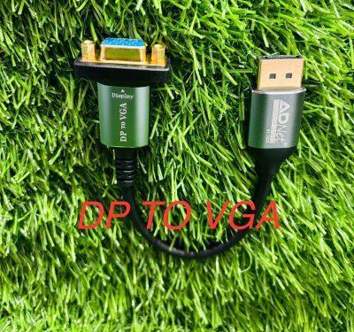 Mini DP to VGA Adapter Male to Female Converter 1080P HD Video for Computers, Monitors, TVs, Projectors, PCs, HDTVs, Laptops