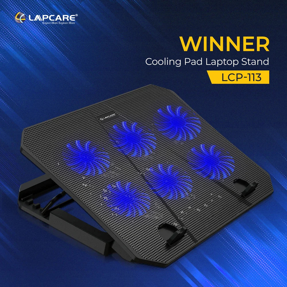Lapcare Chillmate Pro Advanced Cooling Pad with 6 High-Performance Fans