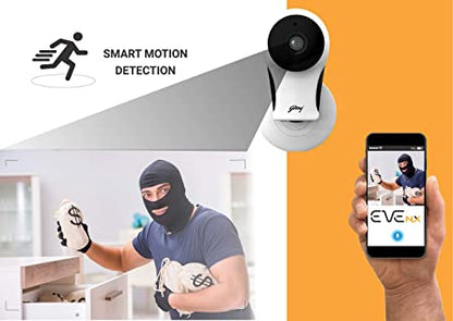 Godrej EVE NX Cube Security Camera, White
