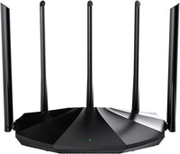 Tenda RX2 Pro WiFi 6 AX1500 1501Mbps WiFi Router, Dual Band Gigabit ,5*6dBi High-Gain Antennas,3 Gigabit LAN Ports (Black)