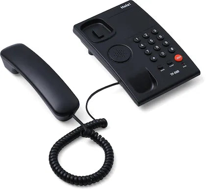 Hola ! TF-500 Basic Corded Landline Phone (Black)