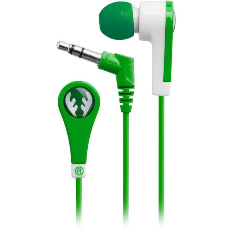 iFrogz (IF-ANE-DER) Wired Earbuds  Safe Volume Limiting, In-Ear Design, Tangle-Free Cable, Comfortable Fit for Kids and Adults  Green